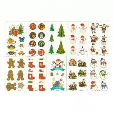 Набор детских временных тату "Рождество и Новый год №7" tattoo-mini-set-cmas-10-7