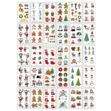 Набор детских временных тату "Рождество и Новый год №2" tattoo-mini-set-cmas-30-2