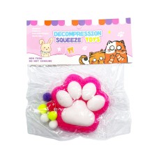 Антистресс Сквиш "Мягкие кошачьи кавычки" SKL-102(Crimson-White) 7 см