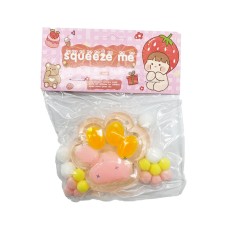 Антистресс Сквиш "Мягкие кошачьи кавычки" KG-810(Pink-Orange) 7 см