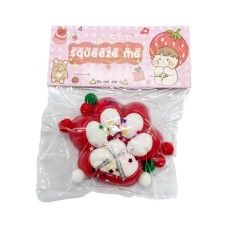 Антистресс Сквиш "Мягкие кошачьи кавычки" KG-810(Red-White) 7 см