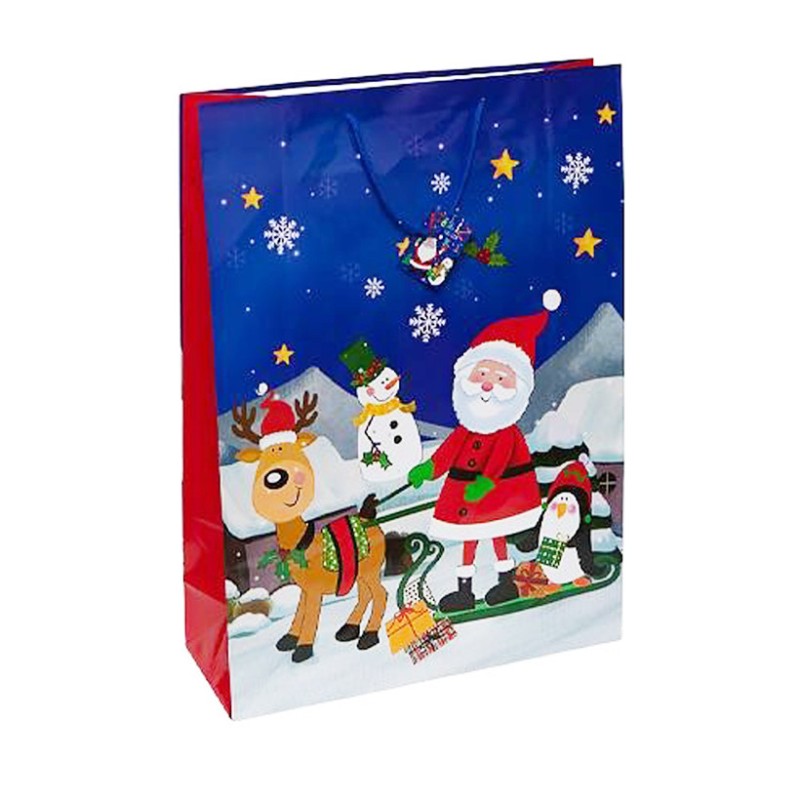 Пакет подарунковий "Новий Рік" 2030SP-3 (119811) 38х52х14 см