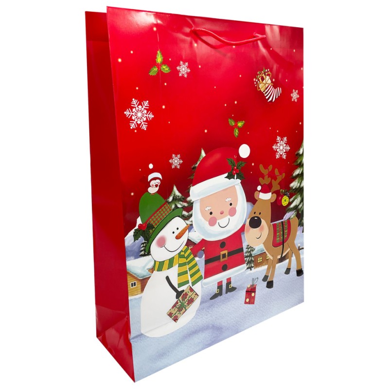 Пакет подарунковий "Новий Рік" 2030SP-4, 38 х 52 х 14 см