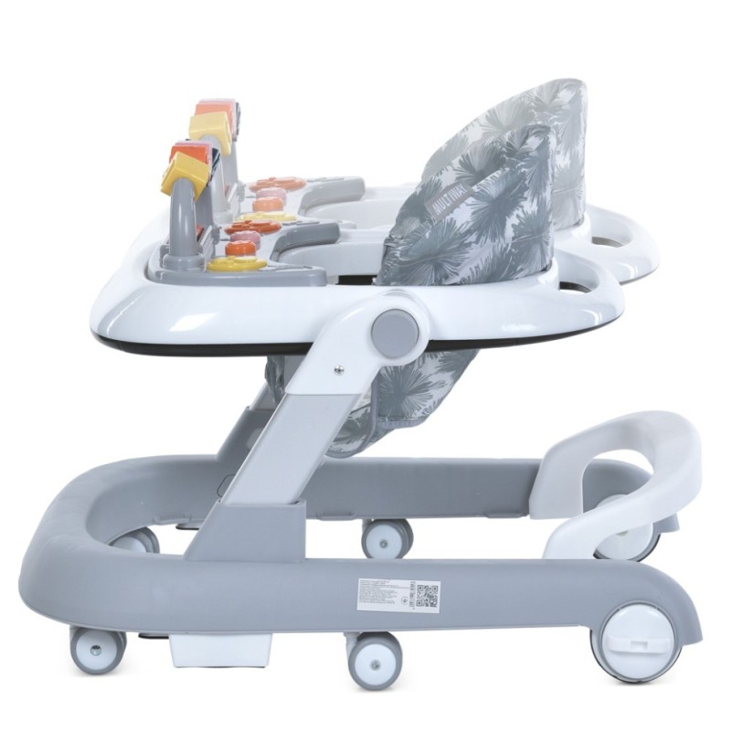 Ходунки дитячі MULTIWAY ME 1163 Gray світлові та звукові ефекти