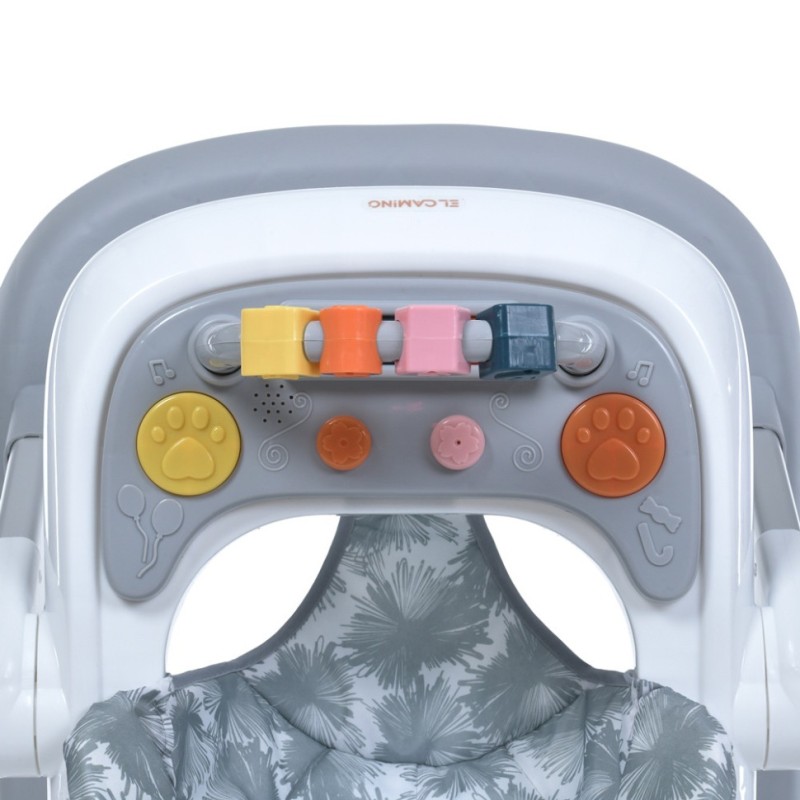 Ходунки дитячі MULTIWAY ME 1163 Gray світлові та звукові ефекти