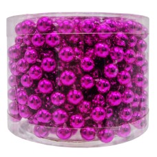 Декоративные бусы на елку 8070-8-5м(Gold) 8 мм, 5 метров Фиолетовый