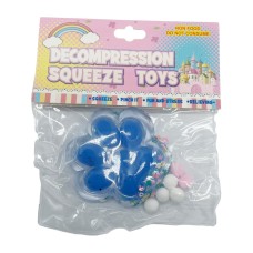 Антистресс Сквиш "Мягкие кошачьи кавычки" ZB-393(Blue) синий 7 см