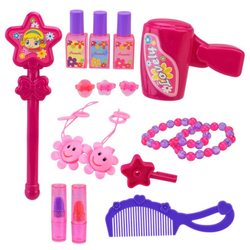 Дитячий туалетний столик 661-125 світло, звук, палички, фен, гребінець