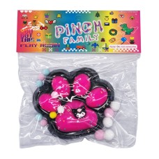 Антистресс Сквиш "Мягкие кошачьи кавычки Kuromi" SKK-120 (Crimson) размер 12х10 см