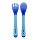 Дитячий набір Ложка+вилка "Хамелеон" MGZ-0104(Blue)