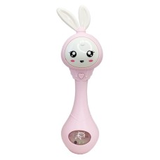 Интерактивная игрушка-погремушка "Зайка" MGZ-1210(Pink)