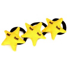 Детская резинка для волос "Мягкие звездочки" 0300-792, 6 штук