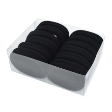 Детская резинка для волос 0307-978-2 чулочная, черная