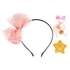 Детский набор "Принцесса" 0105-036-5 обруч, резинка, зажим