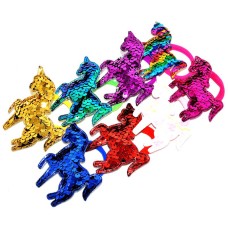 Детская резинка для волос "Единорог" 0108-521, 8 штук