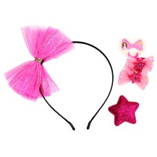 Детский набор "Принцесса" 0105-036-1 обруч, резинка, зажим