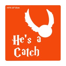 Трафарет для био-папы Гарри Поттер r075-15*15см, размер 15х15см