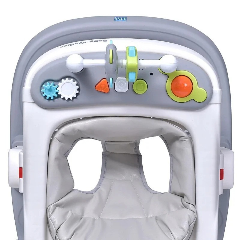 Ходунки дитячі M 5032L-11 музика, світло, сірий