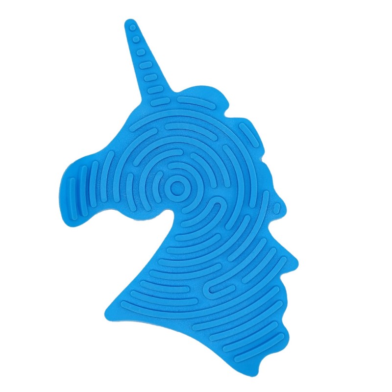 Дитяча розвиваюча дошка для сенсорної активності "Єдиноріг" GS0108 двостороння Синій