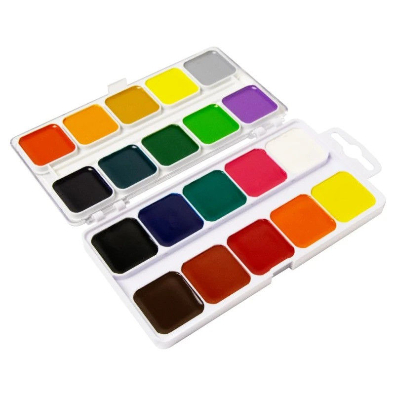 Акварельні фарби медові 7C12004, 20 кольорів