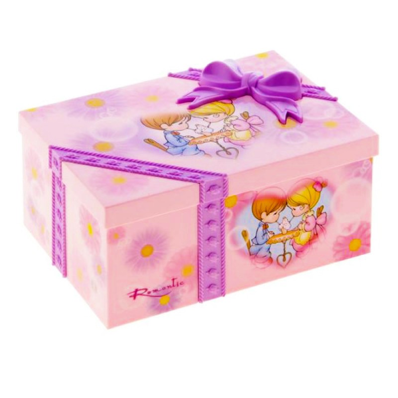 Дитяча музична шкатулка 9209 з балериною Фіолетовий