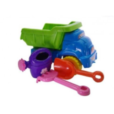 Ігровий набір для пісочниці №2 013565 з лійкою  Блакитний/Салатовий