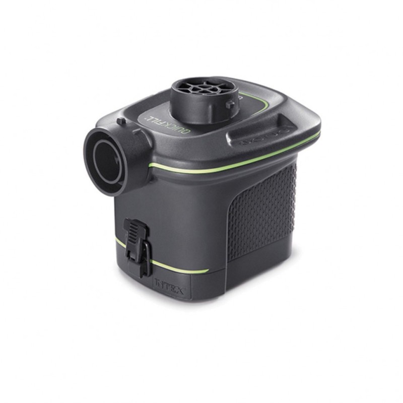 Надувний велюровий матрац 64778 з насосом