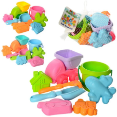 Детский игровой набор для песочницы 858-5 с машинкой.