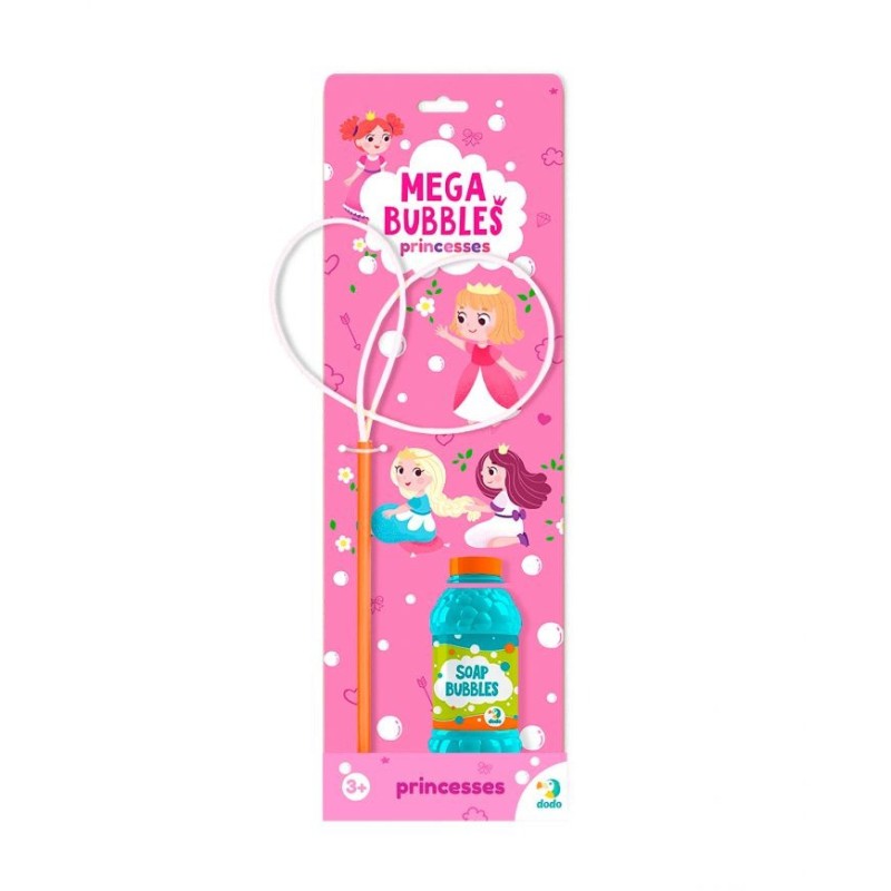 Мильні бульбашки DoDo "Mega Bubbles 300245 Принцеси" 450 мл.