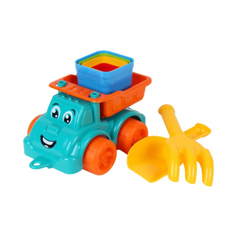 Машинка Набір для гри з піском ТехноК 7051TXK Бірюзовий