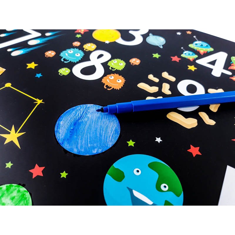 Килимок навчальний азбука-цифри хлопці А3 129052