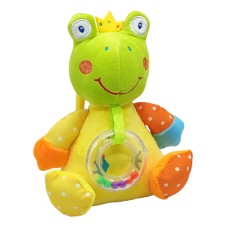 Погремушка - мягкая игрушка Bambi C20560 с музыкальным механизмом Лягушка
