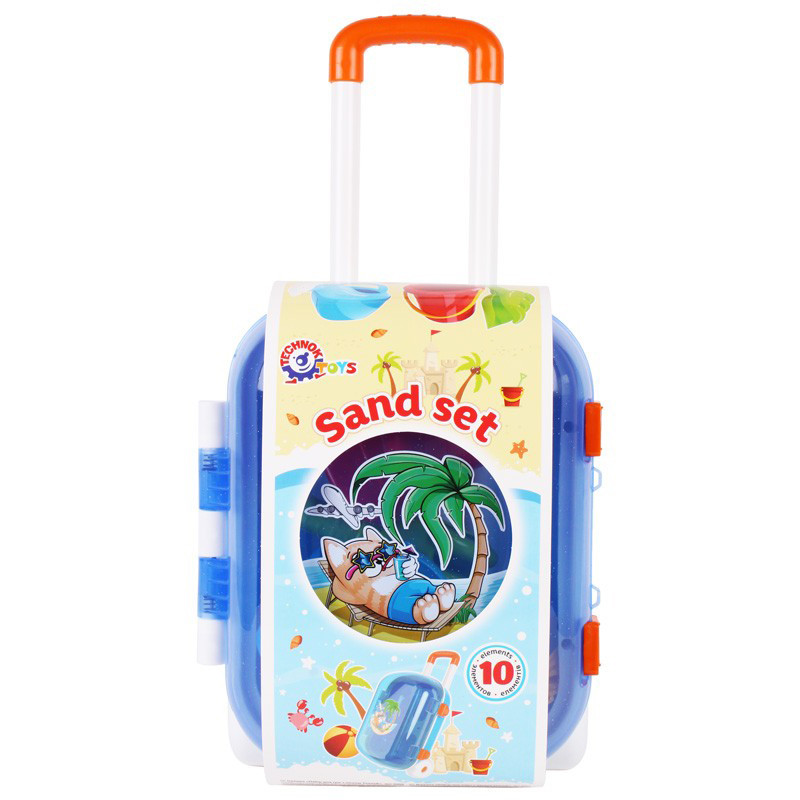 Набір для гри в пісочниці ТехноК 6009TXK у валізі