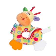 Погремушка H168251-3ABC животное мягкое с прорезывателем 18*5*15 Жираф