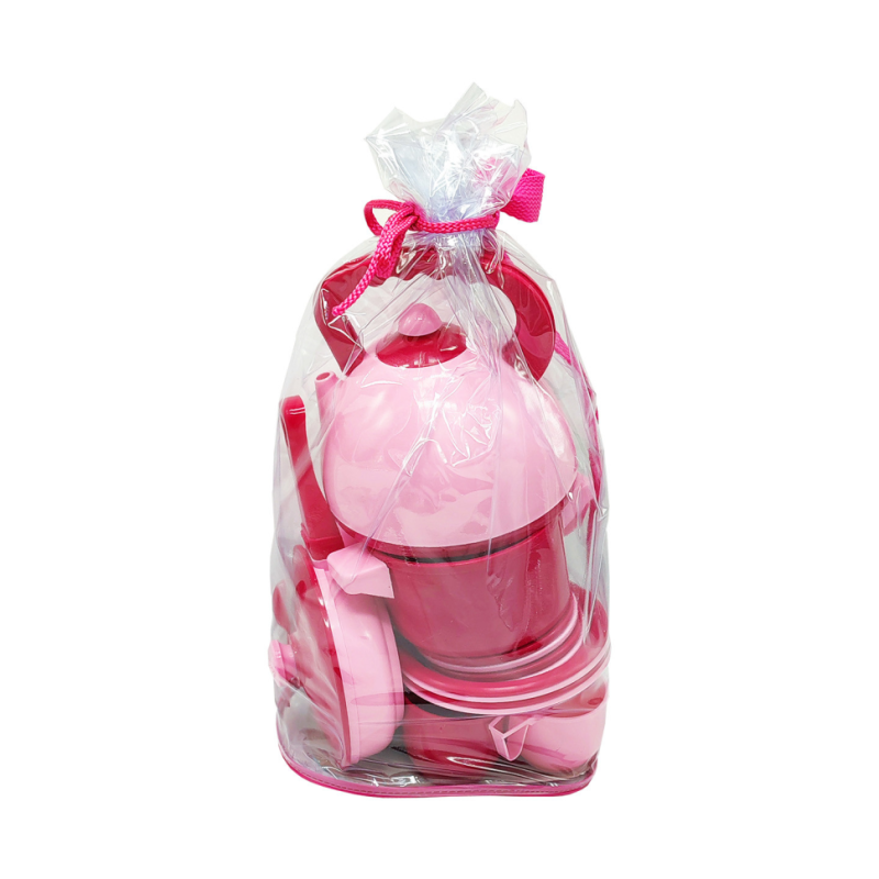 Дитячий ігровий набір посуду ЮНІКА 71023 33 предмети Рожевий