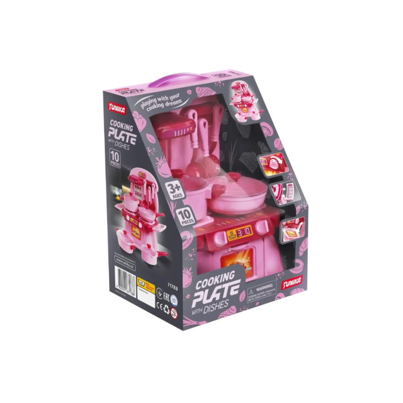 Ігровий набір Кухонна плита "Cooking Plate with Dishes" 71788 10 предметів