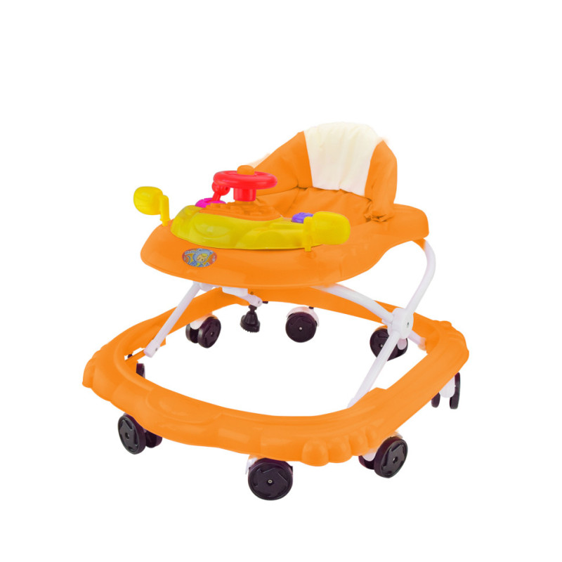 Ходунки дитячі з брязкальцями BW0205 4 положення висоти Помаранчевий