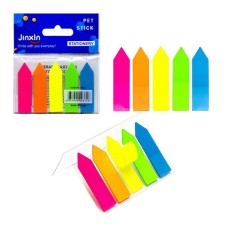 Закладка неонова "Stick Notes" COLOR-IT Р01-2, 5 кольорів