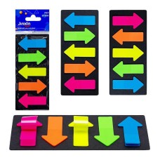 Закладка неоновая "Stick Notes Стрелка" COLOR-IT Р06-1, 5 цветов