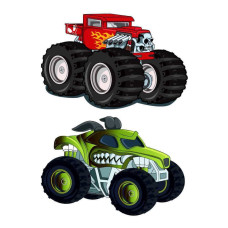 Временная татуировка Монстр-трак №3 Ink-Ok 74274479, 2 изображения