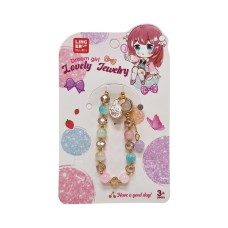 Бижутерия детская Браслет B4328 с подвеской Разноцветный