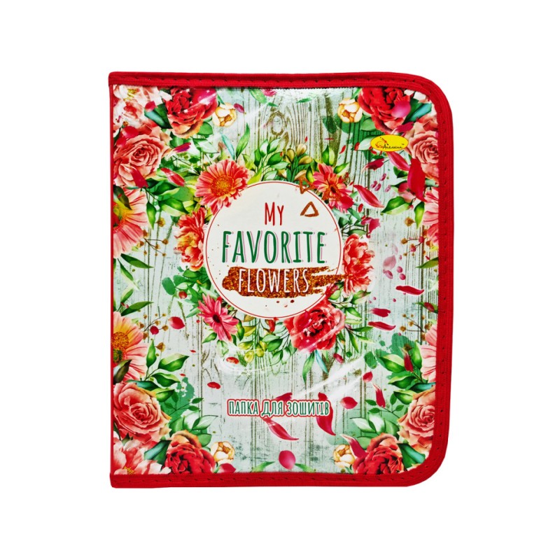 Папка для зошитів В5 Believe in Unicorns ПШ-01-16 на блискавці Flowers