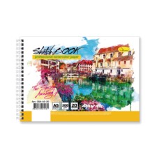 Скетчбук "Акварельний" СБА-А5-20 А5, 20 аркушів Вид 1