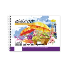 Скетчбук "Акварельний" СБА-А5-20 А5, 20 аркушів Вид 4