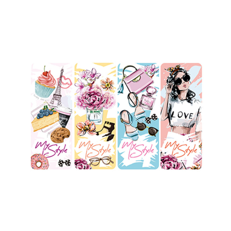 Набір ламінованих закладок для книг АП-0902, 4 шт Вид 6