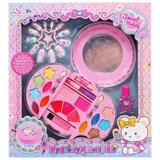 Набір дитячої косметики з дзеркальцем в коробці J-318