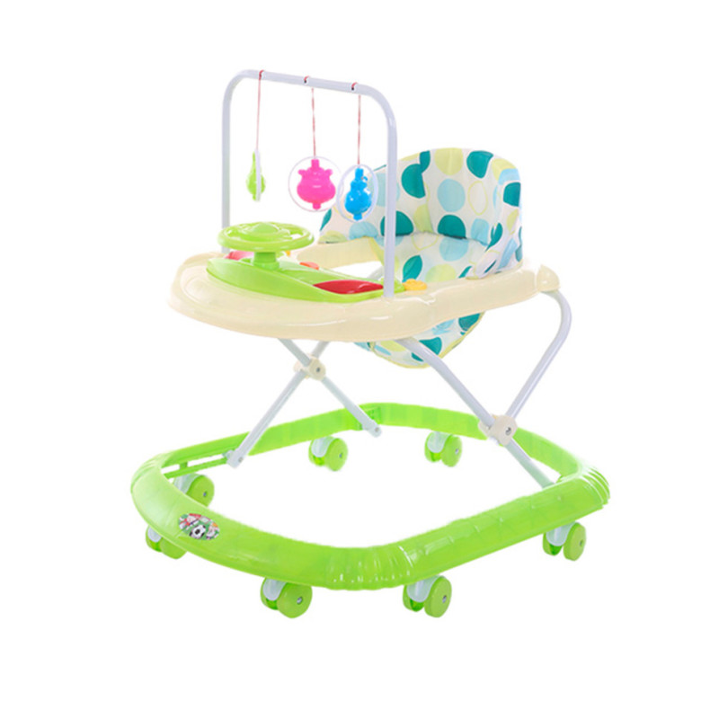 Ходунки дитячі BW2304 з брязкальцями 64x52x54 см Зелений