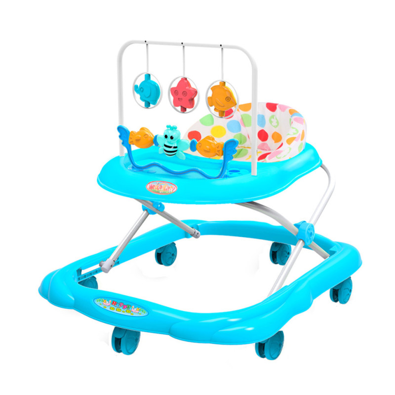 Ходунки дитячі BW2305 з брязкальцями 69x55x58 см Синій