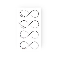 Временная татуировка "Навсегда" HC-273, 4 изображения