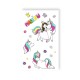 Набір тимчасових татуювань "Обійми з єдинорогом" EC-664 різнокольорове